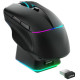 Juoda belaidė žaidimu pelė su pakrovimo stotele "Machenike L8 Pro Wireless Gaming Mouse"