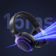 Juoda belaidė žaidimu ausinės "Machenike GX30 Pro Wireless Over-Ear Gaming Headphones"