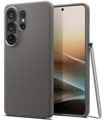 Pilkas dėklas Samsung Galaxy S26 Ultra telefonui "Spigen Liquid Air"