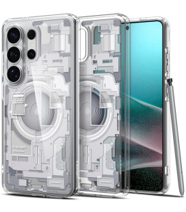 Dėklas Samsung Galaxy S26 Ultra telefonui "Spigen Ultra Hybrid MAG Magsafe Zero One White"