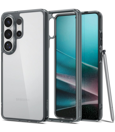 Pilkas / skaidrus dėklas Samsung Galaxy S26 Ultra telefonui "Spigen Ultra Hybrid"