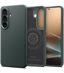Žalias dėklas Samsung Galaxy S26 Plus telefonui "Spigen Liquid Air MAG Magsafe"