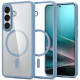 Šviesiai mėlynas / skaidrus dėklas Samsung Galaxy S26 Plus telefonui "Spigen Ultra Hybrid MAG Magsafe"