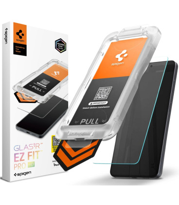 Apsauginis grūdintas stiklas Samsung Galaxy S26 Plus telefonui "Spigen Glas.TR EZ Fit Pro HD"