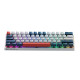 Balta žaidimu mechaninė klaviatūra "Machenike K500-B61 Wired Mechanical Gaming Keyboard with Backlight"