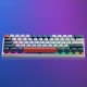 Balta žaidimu mechaninė klaviatūra "Machenike K500-B61 Wired Mechanical Gaming Keyboard with Backlight"