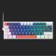 Balta žaidimu mechaninė klaviatūra "Machenike K500-B61 Wired Mechanical Gaming Keyboard with Backlight"