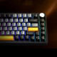 Juoda belaidė žaidimu mechaninė klaviatūra "Machenike K600-B82W Backlit Gaming Keyboard"