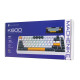 Juoda belaidė žaidimu mechaninė klaviatūra "Machenike K600-B82W Backlit Gaming Keyboard"
