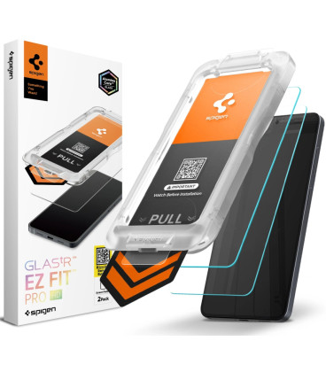 Apsauginis grūdintas stiklas Samsung Galaxy S26 telefonui "Spigen Glas.TR EZ Fit Pro HD 2-Pack"