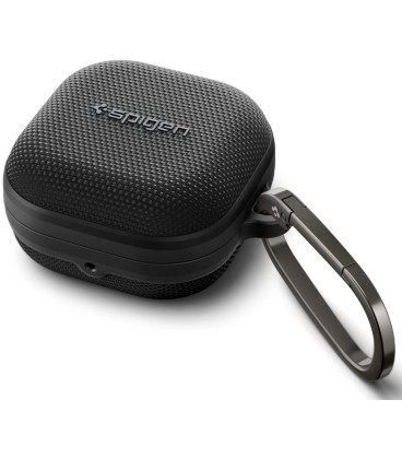 Matinis juodas dėklas Samsung Galaxy Buds 4 / 4 Pro ausinėms "Spigen Classic Fit"