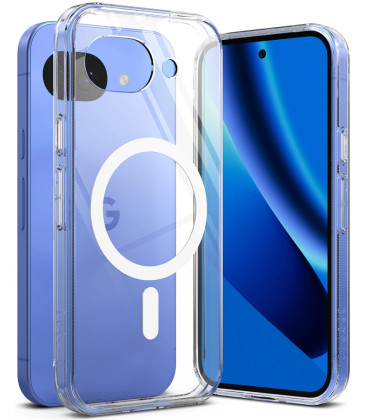 Skaidrus dėklas Google Pixel 10A telefonui "Ringke Fusion Magnetic Magsafe"
