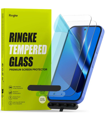 Apsauginis grūdintas stiklas Google Pixel 10A telefonui "Ringke Tempered Glass 2-Pack"