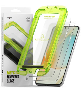 Apsauginis grūdintas stiklas Samsung Galaxy A57 5G telefonui "Ringke Easy Slide 2-Pack"