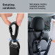 Juodas automobilinis dirželis gyvūnams "Spigen PS100 Universal Car Seat Belt Holder For Pets"