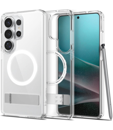 Skaidrus dėklas Samsung Galaxy S26 Ultra telefonui "Spigen Ultra Hybrid "S" MAG Magsafe"