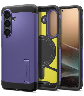 Violetinis dėklas Samsung Galaxy S26 telefonui "Spigen Tough Armor MAG Magsafe"