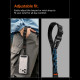 Juodas telefono dirželis "Spigen DA30M Universal Lanyard Strap Crossbody"