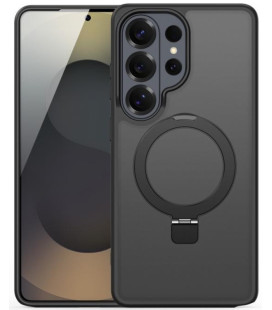 Juodas dėklas Samsung Galaxy S26 Ultra telefonui "Dux Ducis Yind Magnetic Stand"