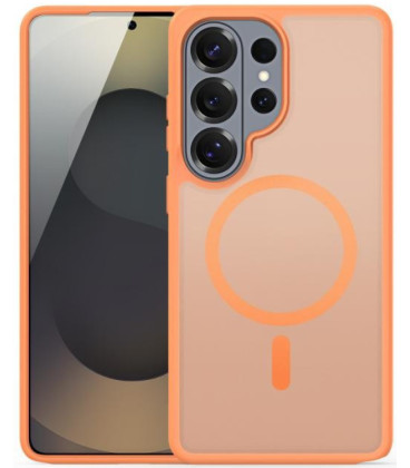 Oranžinis dėklas Samsung Galaxy S26 Ultra telefonui "Dux Ducis Yind Magsafe"