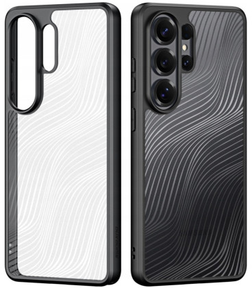 Juodas / skaidrus dėklas Samsung Galaxy S26 Ultra telefonui "Dux Ducis Aimo"