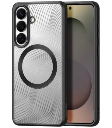 Juodas / skaidrus dėklas Samsung Galaxy S26 Plus telefonui "Dux Ducis Aimo Mag"