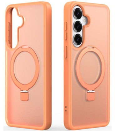 Oranžinis dėklas Samsung Galaxy S26 telefonui "Dux Ducis Yind Magnetic Stand"
