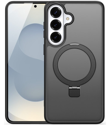 Juodas dėklas Samsung Galaxy S26 telefonui "Dux Ducis Yind Magnetic Stand"