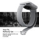 Sidabrinės spalvos apyrankė Apple Watch 8 / 9 / 10 / 11 / 12 / SE (40 / 41 / 42 mm) laikrodžiui "Spigen WBM4 Band"