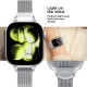 Sidabrinės spalvos apyrankė Apple Watch 8 / 9 / 10 / 11 / 12 / SE (40 / 41 / 42 mm) laikrodžiui "Spigen WBM4 Band"