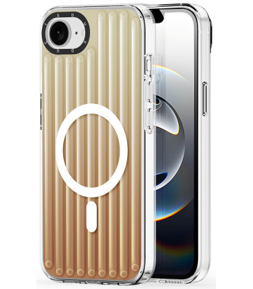 Auksinės spalvos dėklas Apple iPhone 16E / 17E telefonui "Dux Ducis Zest Gradient Rainbow"