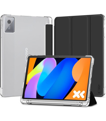 Juodas atverčiamas dėklas Lenovo Idea Tab / K11 Gen 2 11.0 TB-336 planšetei "Tech-Protect SC Hybrid"