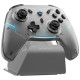 Pilkas belaidis žaidimų pultas su krovimo stotele "Machenike G5Pro Max"