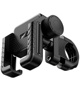 Juodas telefono laikiklis dviračiui "Acefast D58