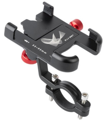 Juodas telefono laikiklis dviračiui "REACH SJJ-297"