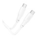 Baltas USB-C - USB-C 3A 100W 200cm laidas "Hoco X93"