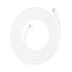 Baltas USB-C - USB-C 3A 100W 200cm laidas "Hoco X93"