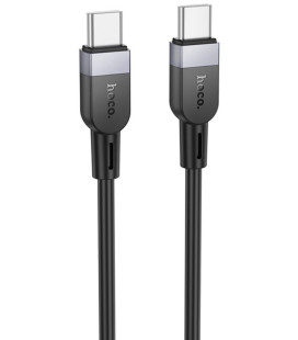 Juodas USB-C - USB-C 3A 60W 200cm laidas "Hoco X109"
