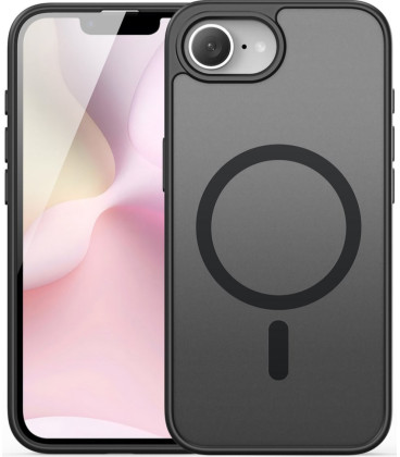 Juodas dėklas Apple iPhone 16E / 17E telefonui "Dux Ducis Yind Magsafe"