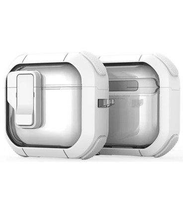 Baltas dėklas Apple AirPods 4 "Dux Ducis PECN"