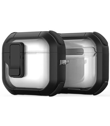 Juodas dėklas Apple AirPods 4 "Dux Ducis PECN"