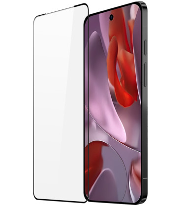 Juodas LCD apsauginis stikliukas Google Pixel 9A telefonui "Dux Ducis 10D"