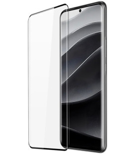 Juodas apsauginis grūdintas stiklas Xiaomi Redmi Note 14 Pro 5G / Note 14 Pro Plus 5G telefonui "Dux Ducis Curved TG"