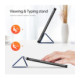 Mėlynas atverčiamas dėklas Xiaomi Redmi Pad Pro / Pad Pro 2 12.1 planšetei "Dux Ducis Domo"