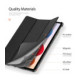 Juodas atverčiamas dėklas Xiaomi Redmi Pad Pro / Pad Pro 2 12.1 planšetei "Dux Ducis Domo"