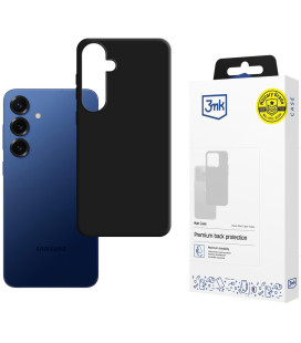 Matinis juodas dėklas Samsung Galaxy S25 FE telefonui "3mk Matt Case"