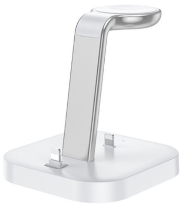 Baltas stovas - kroviklis "Hoco CW43 Graceful 3-in-1"