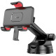Juodas automobilinis telefono laikiklis į groteles "Hoco H22"