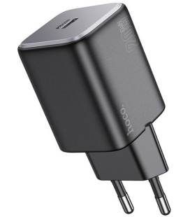 Juodas 1xUSB-C 20W pakrovėjas "Hoco N40"