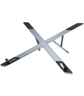 Juodas sulankstomas nešiojamo kompiuterio stovas "Hoco HD9"